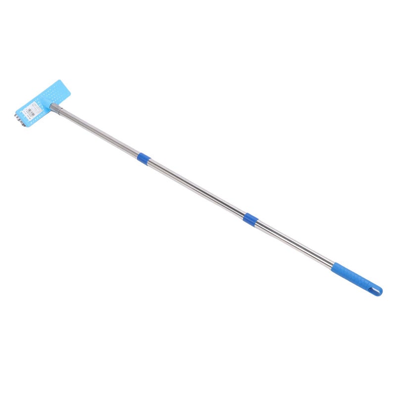 30cm Heavy Duty Steel Wire Broom Stainless Steel Telescopic Handle Outdoor Floor Scrub Brush 120cm/47.2in - Image 3