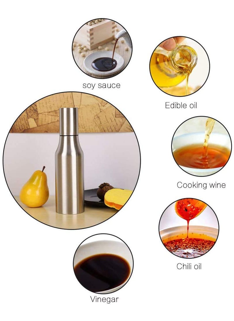 TOPHAVEN TOPHAVEN Olive Oil Dispenser Bottle Oil Pourer Dispensing Bottles Stainless Steel Olive Oil Dispenser Leakproof Kitchen Oil & Vinegar Cruet (1200 ML) (02)  - Image 4