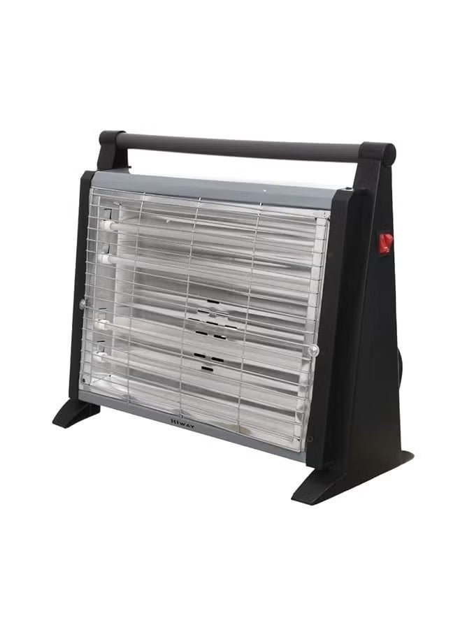 كومتيل سخان كهرباء 4 شمعة، 2000 وات من كومتيل توفر هذه الدفاية درجة حرارة سهل الاستخدام ويحتوي على 4 شموع للتسخين مناسبة على الفور وتعد رائعة لأي منطقة داخل المنزل ومقبض هالوجين لسهولة الإمساك به.- لون اسود - Image 2