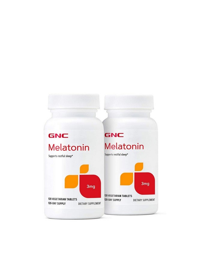 GNC Melatonin 3mg - Twin Pack - Image 1