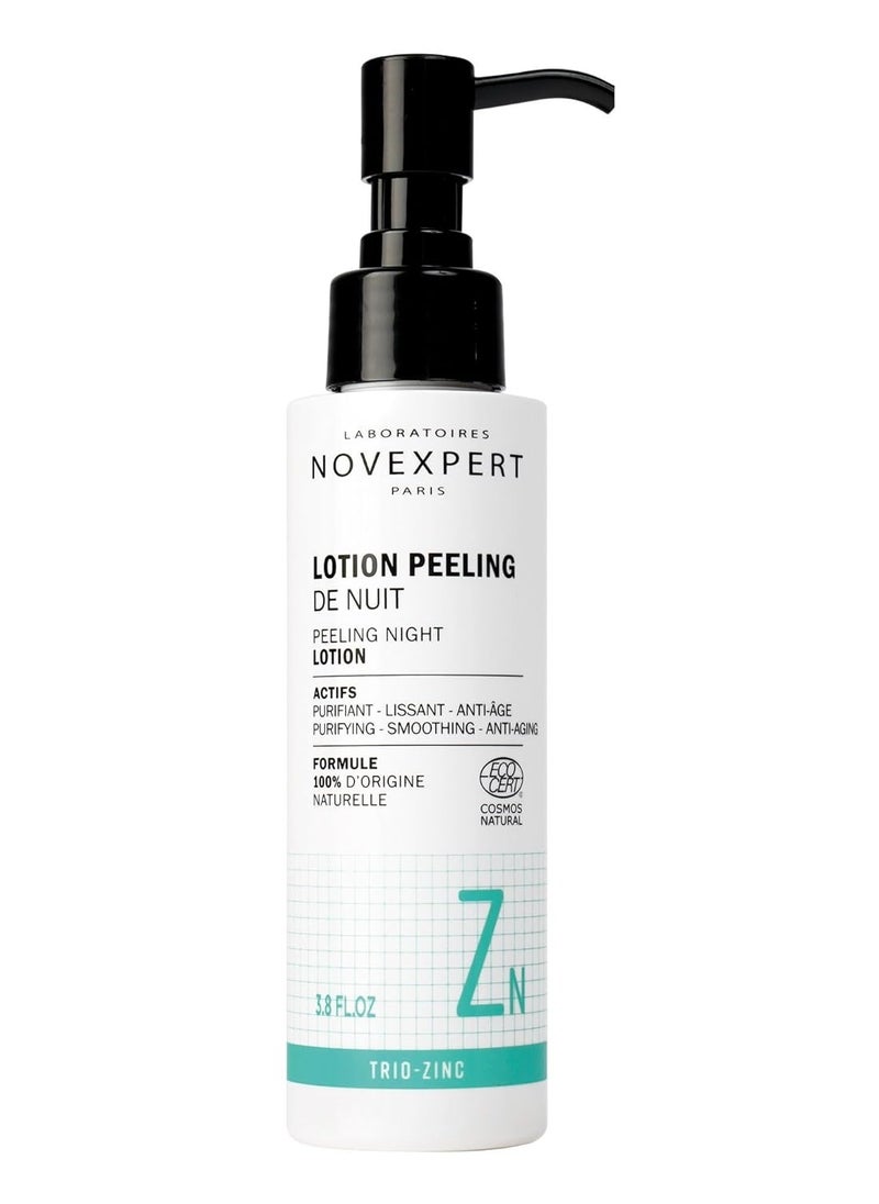 Novexpert Night Peeling Night Lotion Anti-Waste for Women - 3.8 oz Lotion 