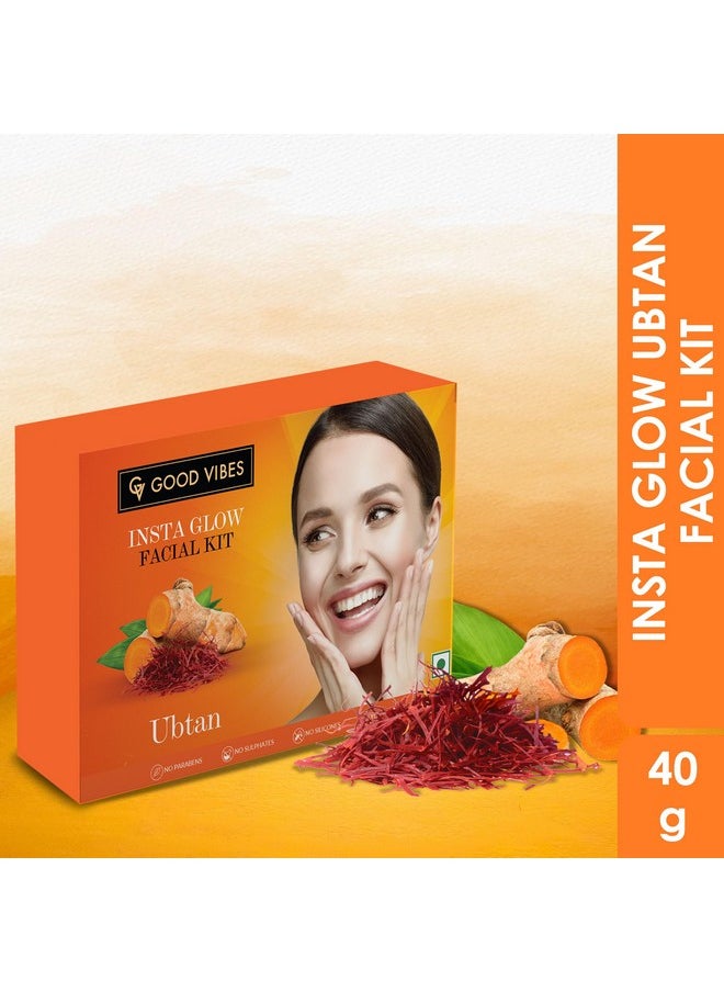 Good Vibes Ubtan Insta Glow Facial Kit (40G)  - Image 2