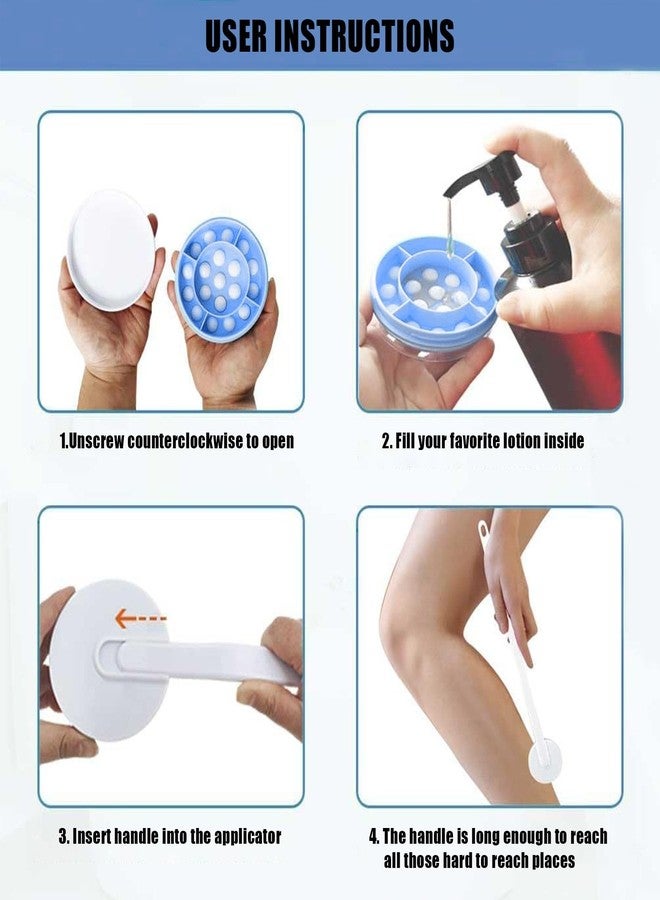 DIYOHFE Body Scrubber for Shower, Body Bath Massage,17 in Lengthen Long Handle Body Brush, Massage Can Produce Rich Foam, Long Handle Back Scrubber for Women&Men - Image 5