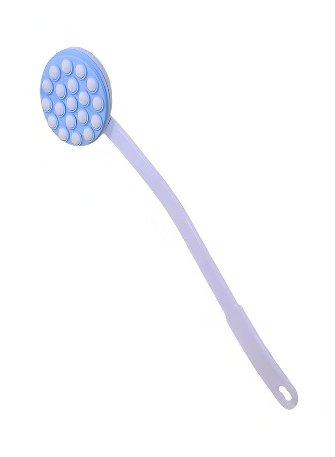 DIYOHFE Body Scrubber for Shower, Body Bath Massage,17 in Lengthen Long Handle Body Brush, Massage Can Produce Rich Foam, Long Handle Back Scrubber for Women&Men - Image 1