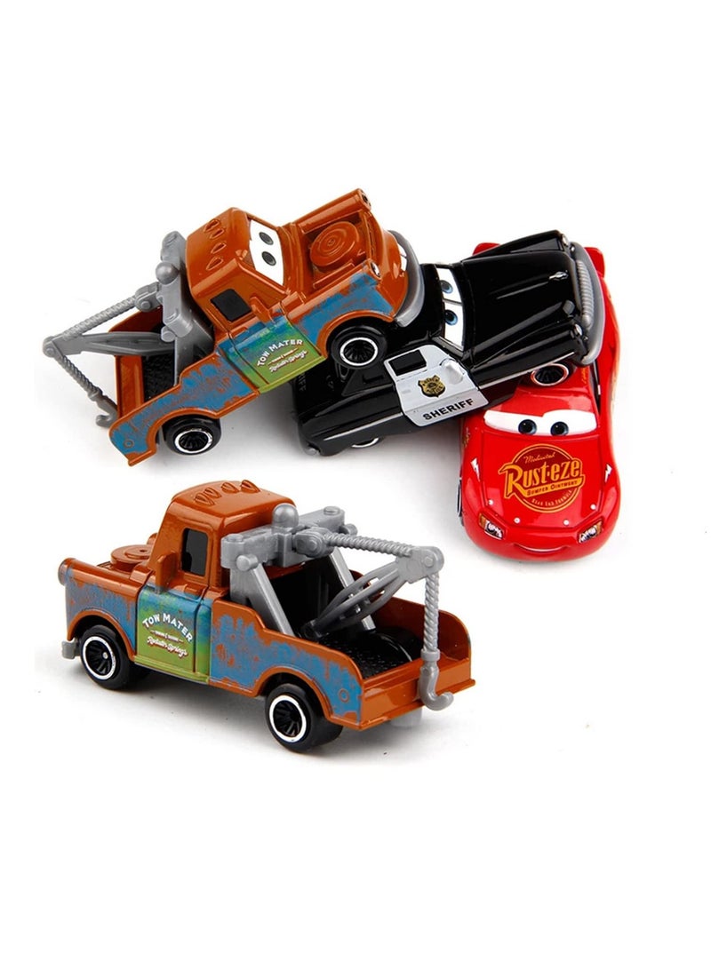 6pcs/Lot Figures Mini Pvc Action Figure Model Dolls Classic Lightning Mcqueen Jackson Storm Toys Car - Image 2