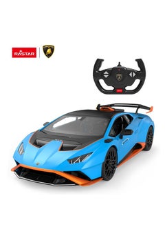 Lamborghini Huracan STO Radio Remote Control R/C Toy Car Model Vehicle 1/14 Scale - Blue