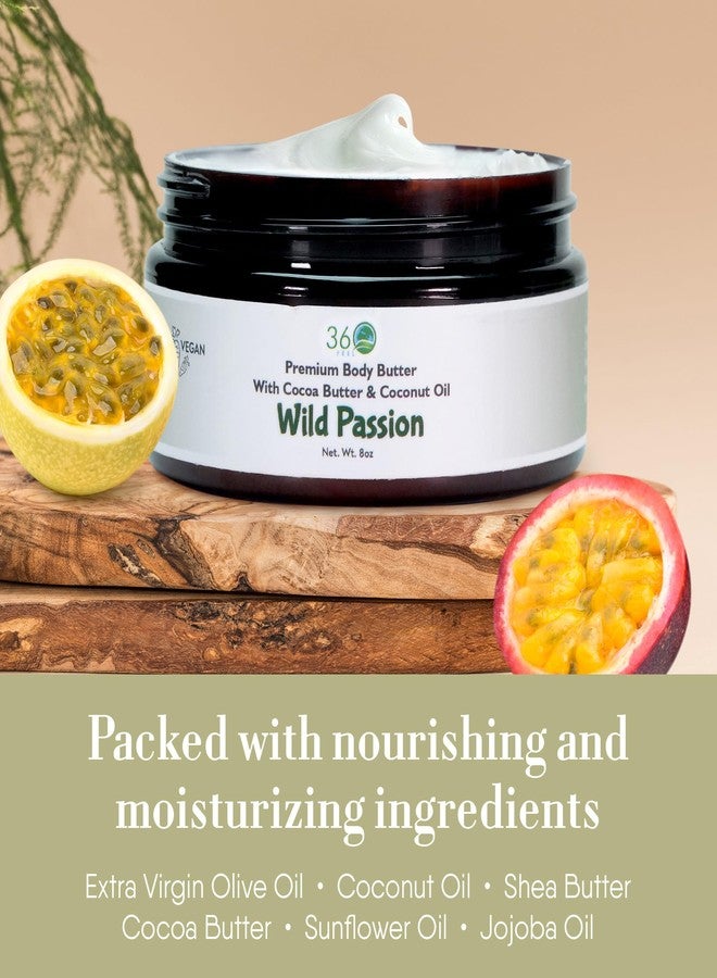 360Feel Wild Passion Body Butter - Nourishing and Hydrating Shea Body Butter with a Gentle Formula - Handmade with Essential Oils - Creamy Formula for Daily Use - Zero Harsh Additives - 8 Ounce - Image 4