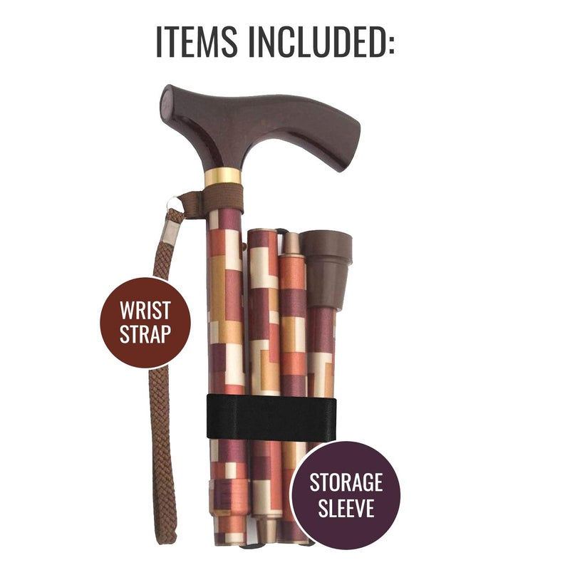 Switch Sticks Walking Cane for Men or Women, Foldable and Adjustable from 32-37 Inches, FSA and HSA Eligible, Maple - Image 5