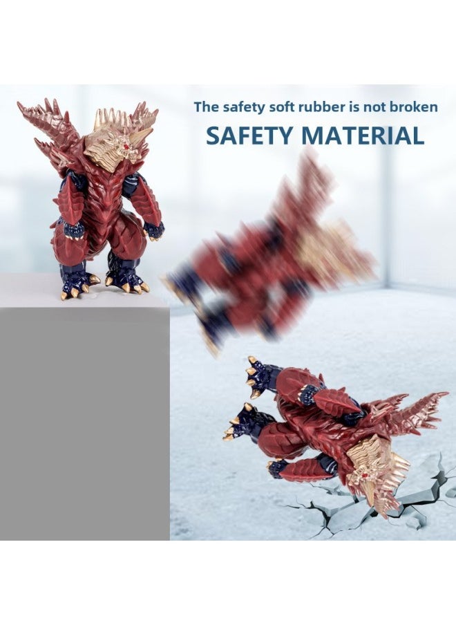 Generic - Monster Small Size Toys Ultraman Monster Soft Glue Not Bad Night Market Scenic Spot Stall Boys Toys-Colour:Trumpet Belial - Image 1