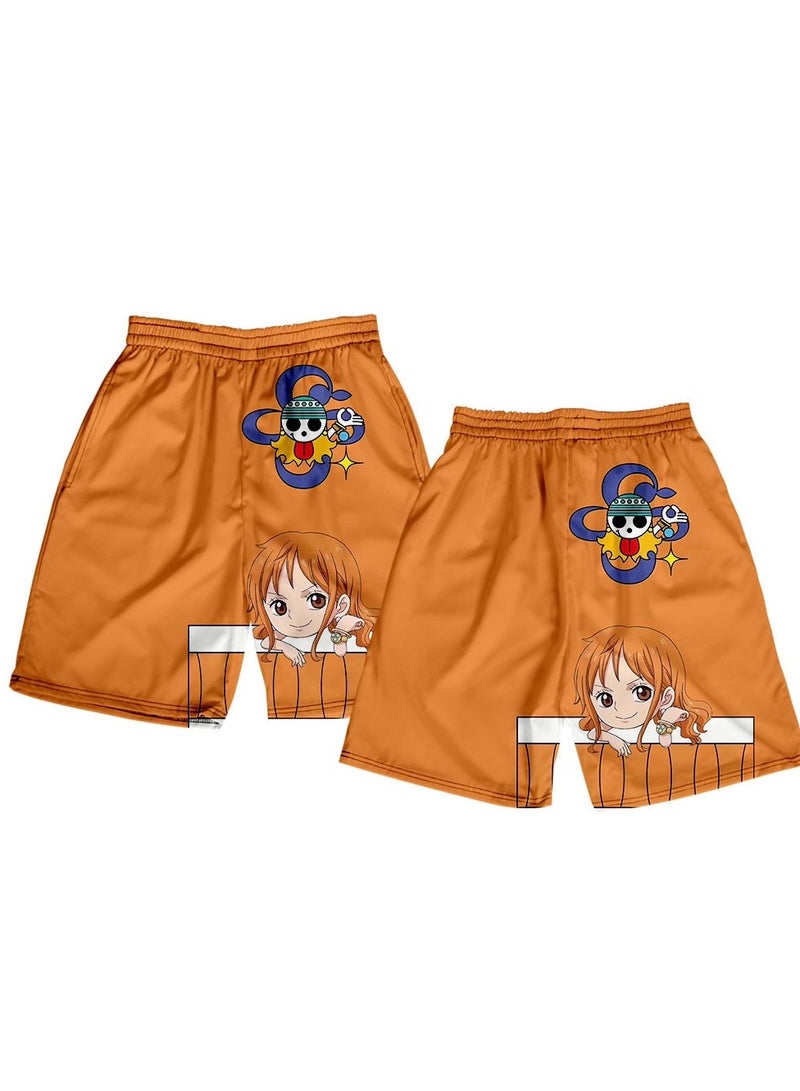 KUYING Summer One Piece Loose Home Five Guarter Shorts  - Image 1
