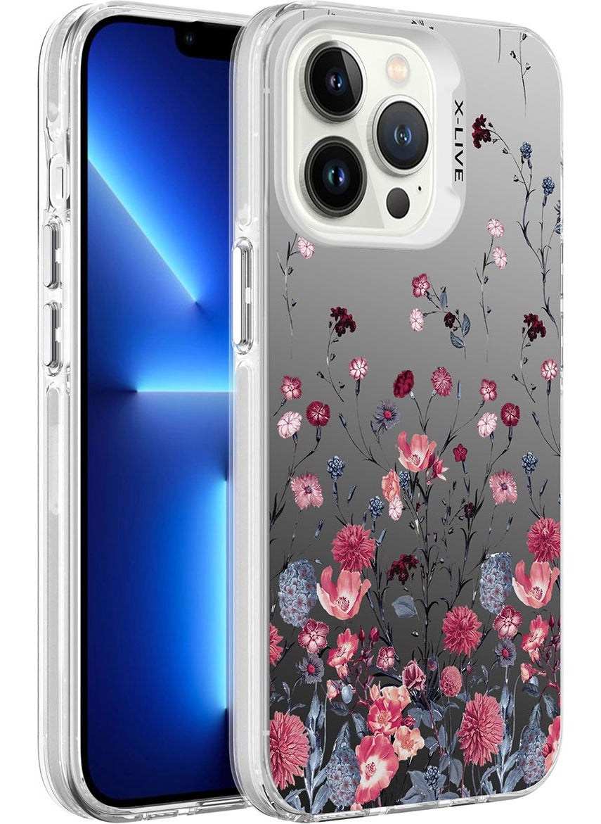 Techno Face - Apple iPhone 13 Pro Max Case New Trend Patterned Colorful Hard Cover with Camera Protection - Image 1
