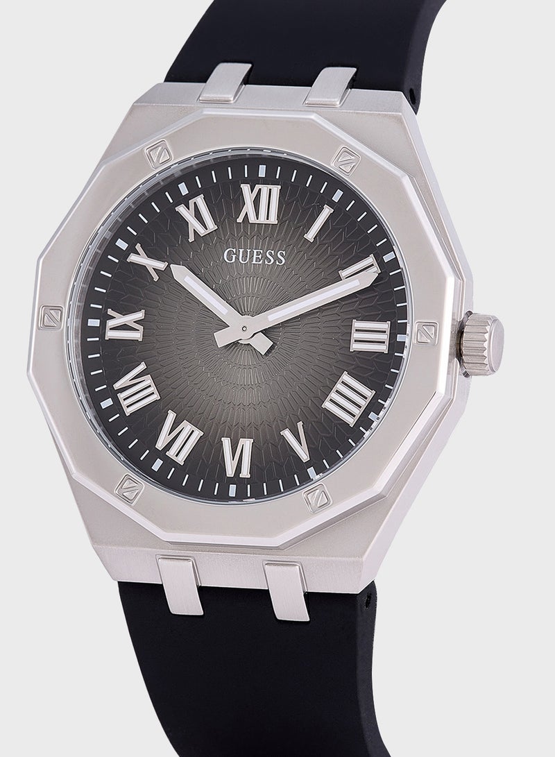 GUESS Asset Leather Strap Analog Watch  - Image 2