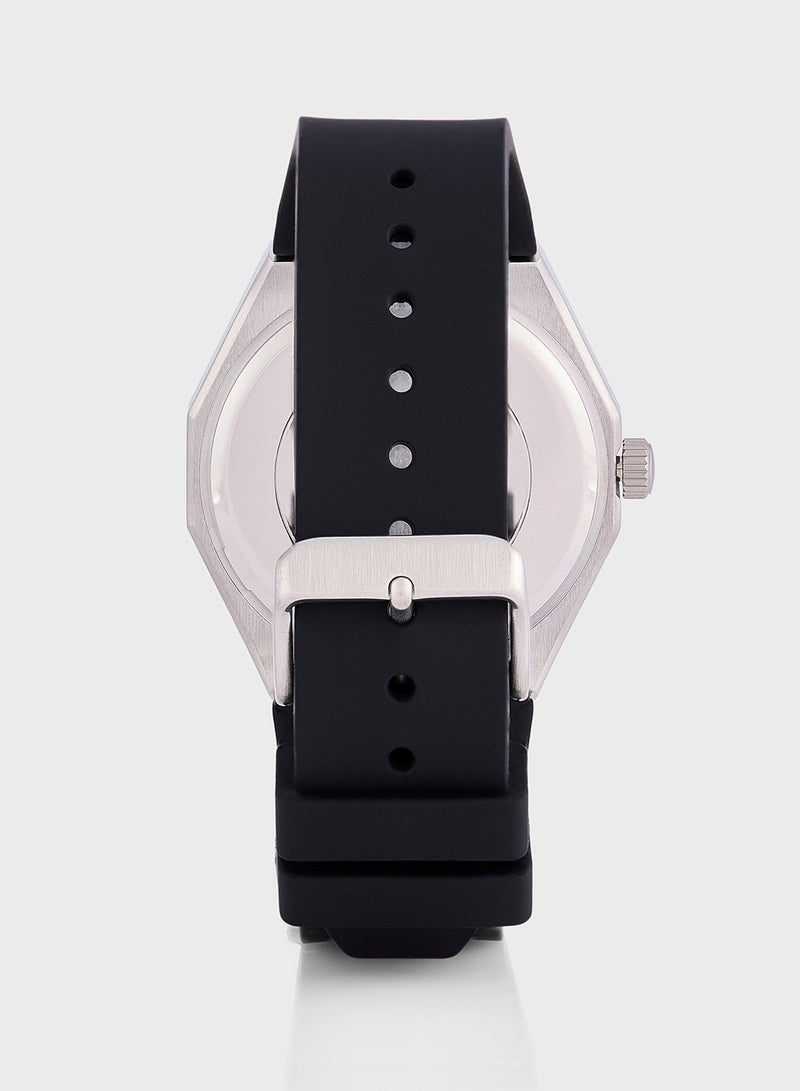 GUESS Asset Leather Strap Analog Watch  - Image 4