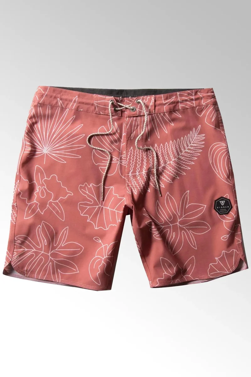 Vissla Tropical Pleasures 18.5" Swimshort Plumeria