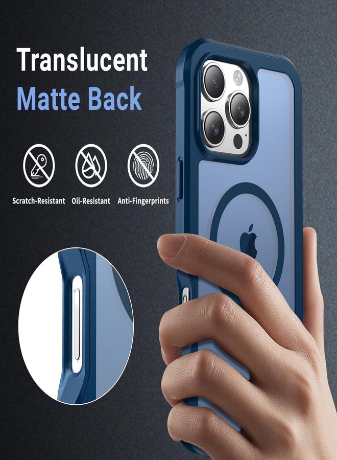 jaroco Magnetic for iPhone 16 Pro Max Case, [Compatible with MagSafe][Military Grade Drop Protection][Heavy Duty Protection][Non-Slip][Shockproof] 2-Layer Durable Bumper Phone Case 6.9''-Deep Blue - Image 5