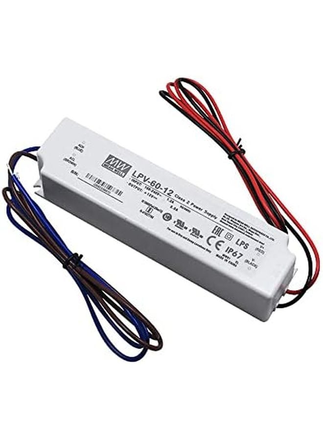 Mean Well LPV 60 12 60W 12V 5A Single Output Switching Power Supply - Image 3