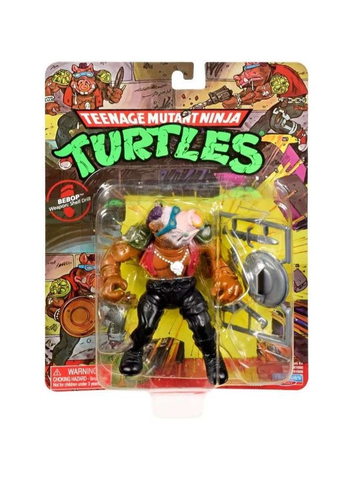 TMNT Teenage Mutant Ninja Turtles 4” Original Classic Basic Figure Bebop - Image 1