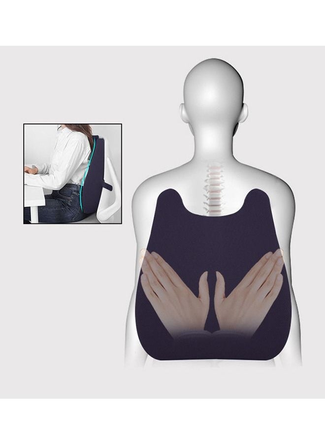 XiuWoo - Memory Foam Back Cushion Lumbar Support With Mesh Cover For Office Home Driver School - Image 1