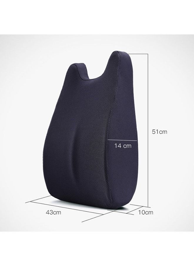 XiuWoo - Memory Foam Back Cushion Lumbar Support With Mesh Cover For Office Home Driver School - Image 1