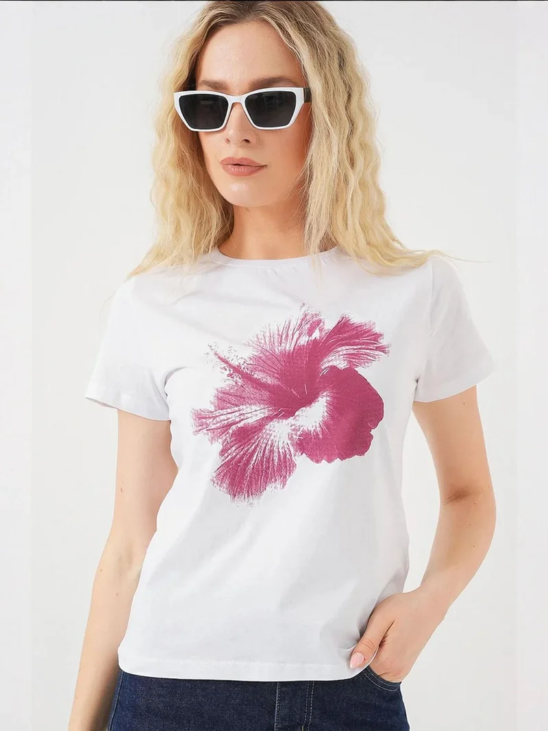 BIG DART BDART Printed Combed Cotton Crew Neck T-Shirt