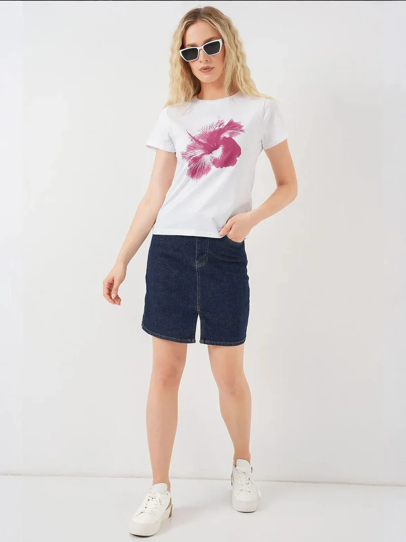 BIG DART BDART Printed Combed Cotton Crew Neck T-Shirt