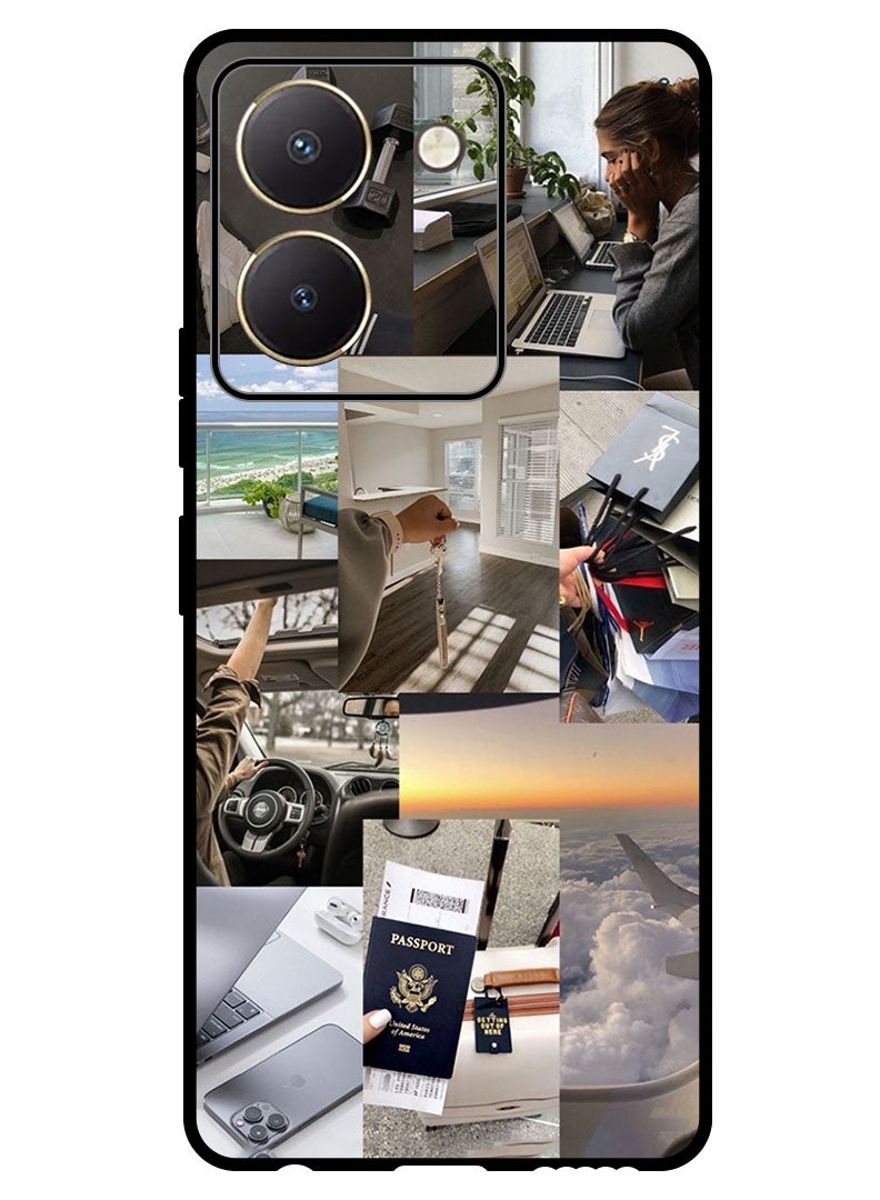 Theodor Protective Case Anti Scratch Shock Proof Bumper Cover For Vivo Y27s collage 3 - Image 1