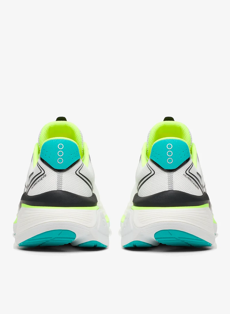 Saucony WHITE/CITRON Hurricane 26 for Men | Best Price UAE
