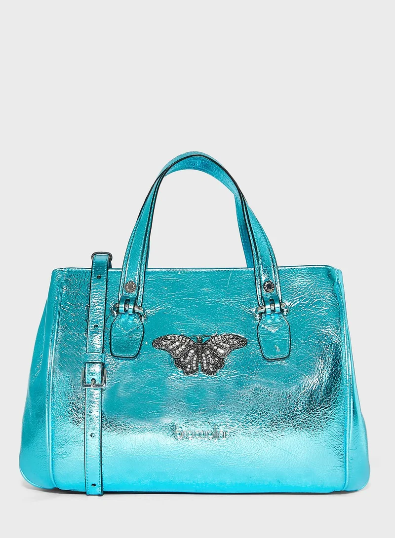 Graziella Braccialini The Zoe Metal Satchels