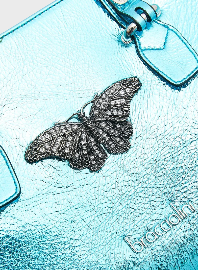 Graziella Braccialini The Zoe Metal Satchels