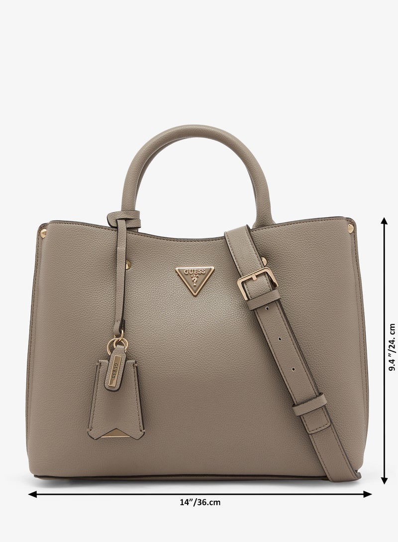 GUESS Meridian II Girlfriend Satchel Bag - Image 5