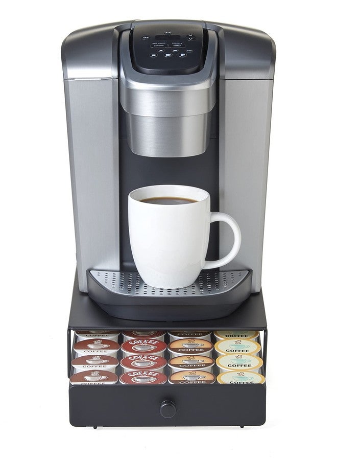 Nifty Solutions Nifty Coffee Pod Mini Drawer - Black Finish, Compatible with K-Cups, 24 Pod Pack Holder, Non-Rolling, Under Coffee Pot Storage, Sliding Drawer, Home Kitchen Counter Organizer - Image 5