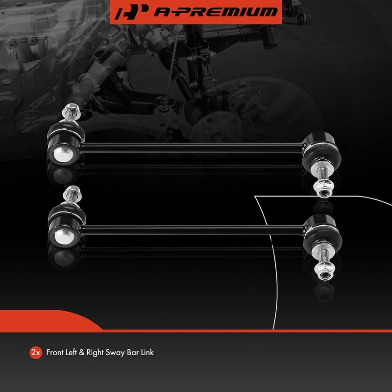 A-Premium 2 x Front Sway Bar Links Stabilizer Bar Links, Compatible with Chevrolet Spark 2016 2017 2018 2019 2020 2021 2022 - Image 3