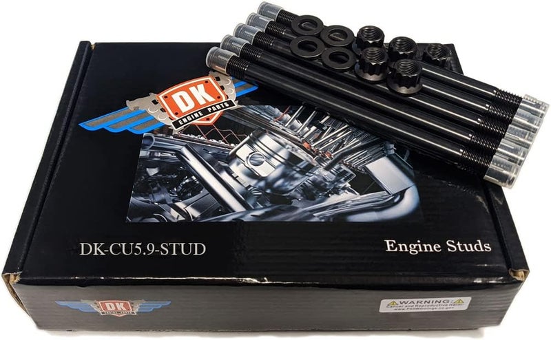 DK Engine Parts Cylinder Head Studs Kit for Cummins 5.9L 12v (1989-1998) - Image 2
