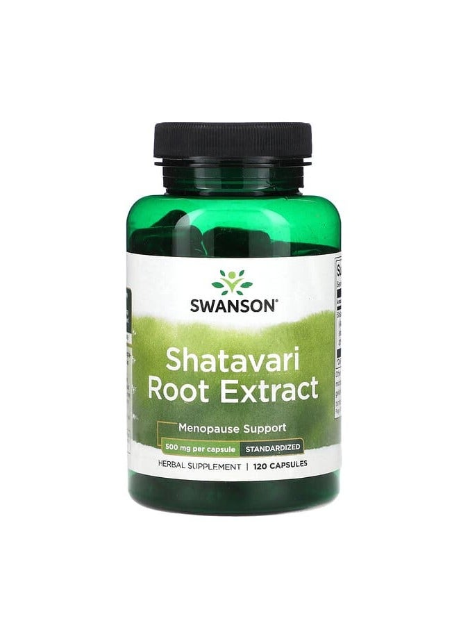SWANSON Shatavari Root Extract, 500 mg, 120 Capsules