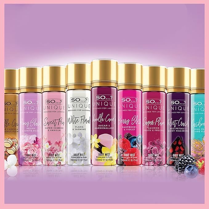 So Unique Womens Vegan Sweet Pea Body Mist Fragrance Spray 150ml