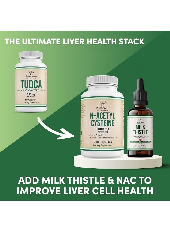 Double Wood Supplements TUDCA Liver Support Supplement (60 Capsules, 500mg) - Image 5