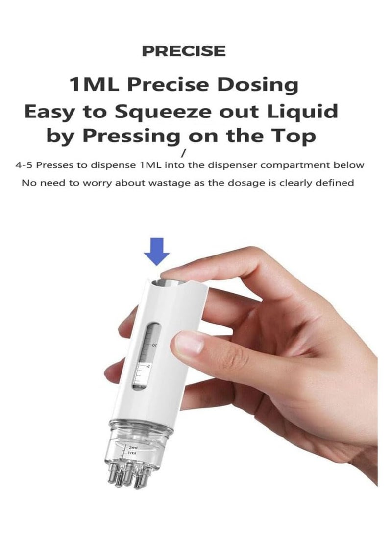 Zikra Scalp Applicator Comb, Scalp Massager Comb, Rolling Ball Applicator Brush, Scalp Massaging Serum Applicator, Hair Serum Applicator Suitable for Various Liquids, for Hair Treatment Growth - Image 2