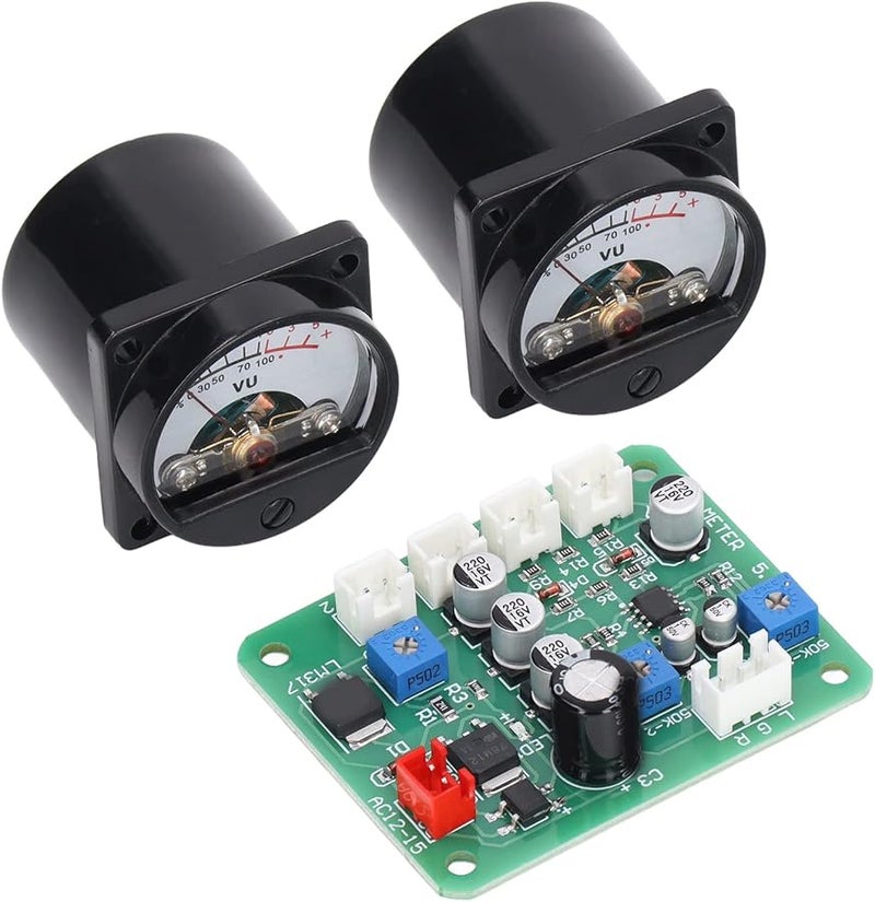 VU Meter Panel Kit With Warm Backlight Amplifier Board For Audio Players DIY - Image 3