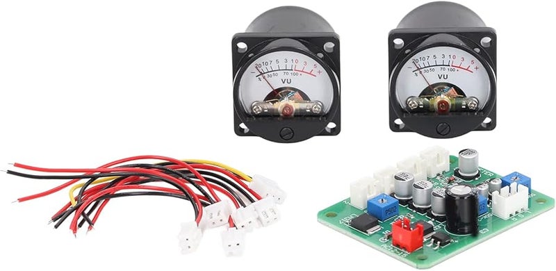VU Meter Panel Kit With Warm Backlight Amplifier Board For Audio Players DIY - Image 2