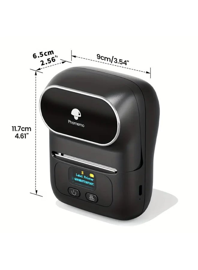 phomemo M110 Portable Thermal Bluetooth Printer, Portable Thermal Printer, Thermal Label Maker Printer Inkless Printing for Labels, Stickers, Images, QR Codes, Compatible with Android & iOS System - Image 3