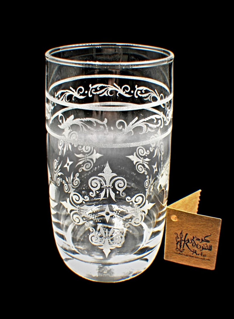 KuduArts Tumblers glass cups for water juice 6 pieces - Image 2