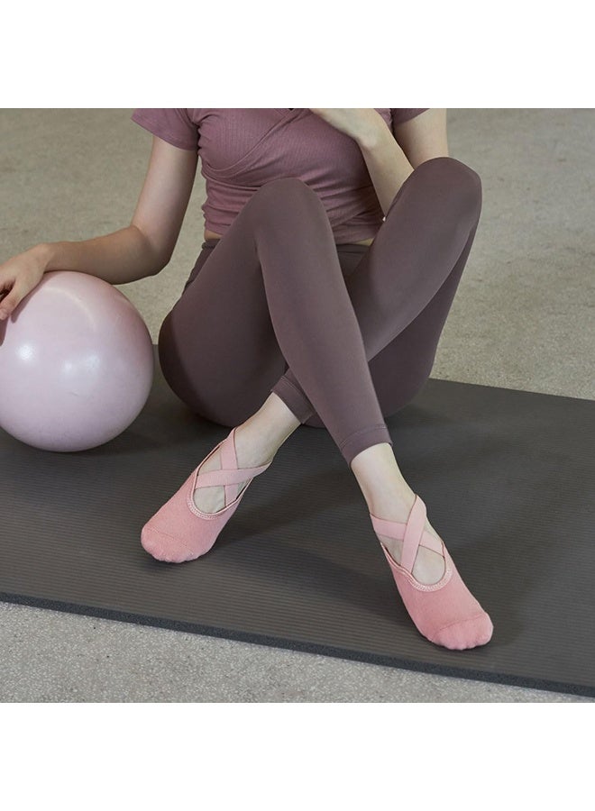 ECVV ECVV 4 Pairs Yoga Socks For Kids, Pilates Grips Socks Non-Slip Grips & Straps Ideal for Pilates, Pure Barre, Ballet, Dance, Barefoot Workout - Image 3