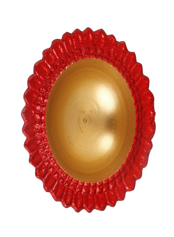 SATVIK STORE ساتفيك، قطعتان من ديا الفيل متعدد الألوان، ديا معدني للطاولة، حامل شموع لاكشمي، ديكور هندي تقليدي لعيد الميلاد، ديكور منزلي، معبد، مكتب، هدية ترحيب بمنزل جديد - Image 5