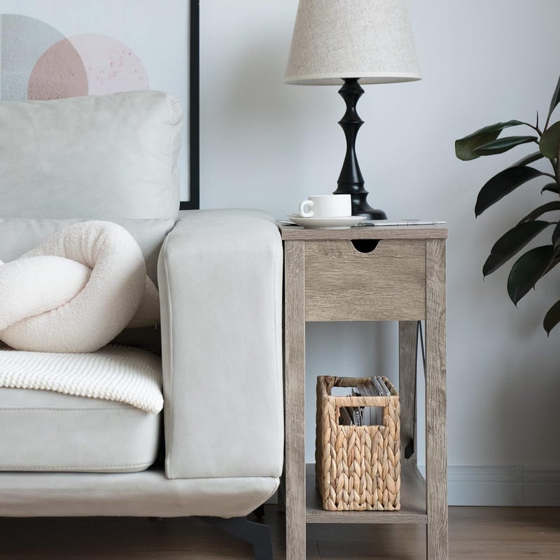 StorageWorks Hand-Woven Magazine Holder, Magazine Wicker Basket for Bathroom, Office, Rattan Magazine Holder, Natural Water Hyacinth, 1 Pack - Image 5