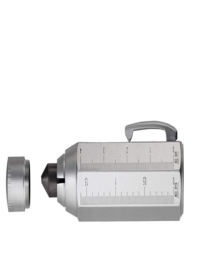 ترويكا قلم ترويكا زيمرمان 5.6 - PEN56/SI - قلم نجار - قلم رصاص بمشبك (رصاص HB 5.6 مم) - مسطرة سنتيمتر/بوصة - مقياس 1:20 م/1:50 م - نحاس - فضي أصلي - Image 3