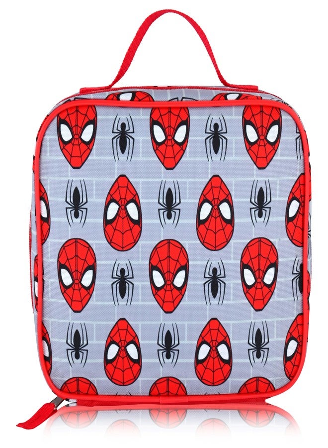 Fast Forward Kids Spiderman Lunch Box | Grey Reusable Insulated Lunch Bag - Image 1