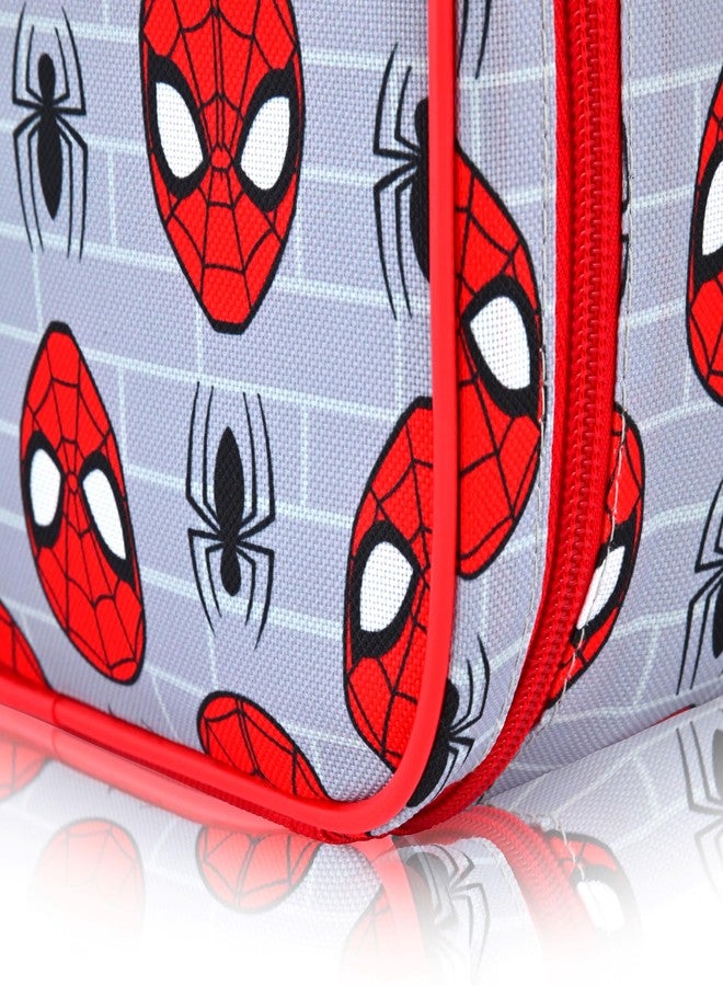 Fast Forward Kids Spiderman Lunch Box | Grey Reusable Insulated Lunch Bag - Image 4