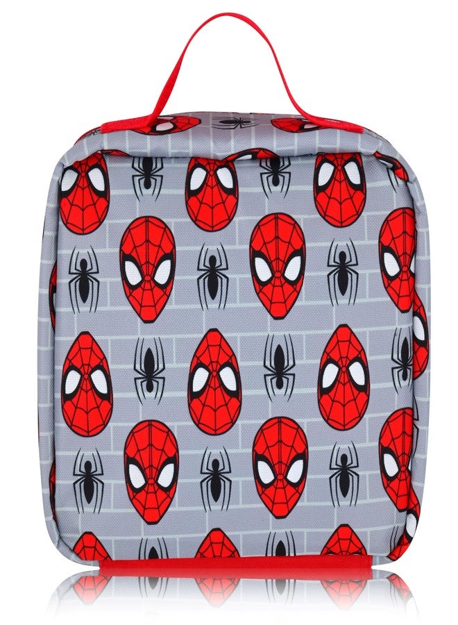 Fast Forward Kids Spiderman Lunch Box | Grey Reusable Insulated Lunch Bag - Image 5