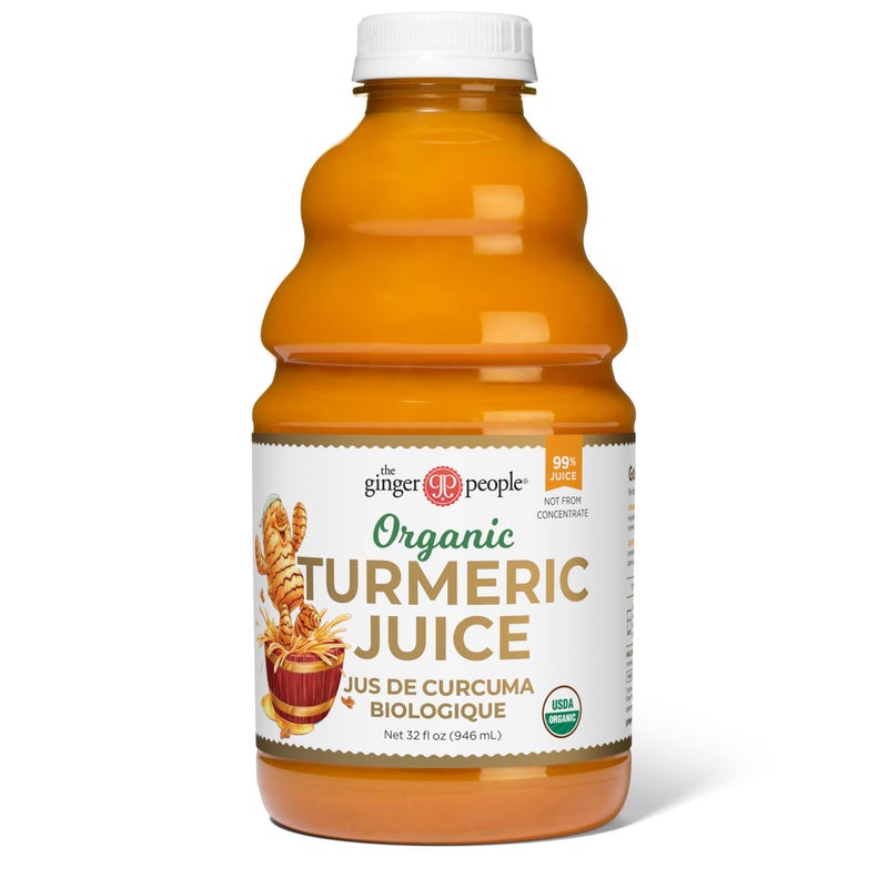 The Ginger People 99% Pure Organic Turmeric Juice by The Ginger People - Digestive Health, Premium Quality, 32 Fl oz Bottle (Pack of 1) - Image 1