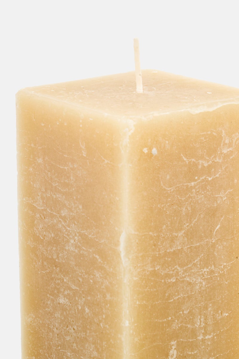 Muy Mucho Rustic Textured Square Candle  - Image 3